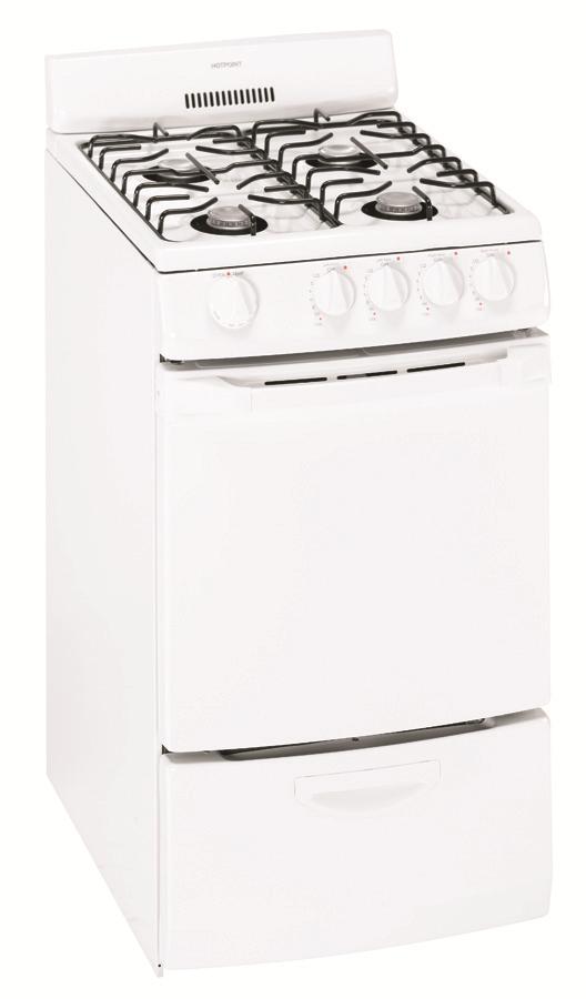 20 in outlet gas range